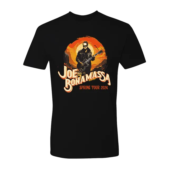Joe Bonamassa U.S. Spring Tour Serenade t-skjorte unisex svart