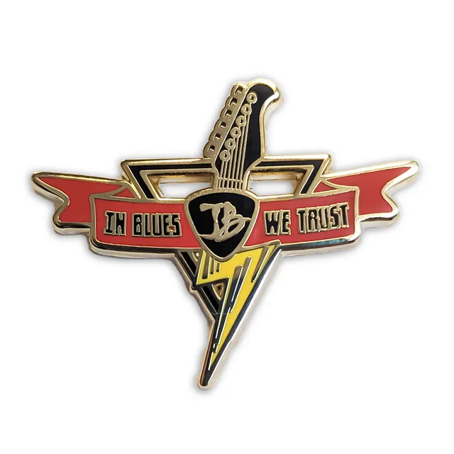 Joe Bonamassa Blues Thunderbolt pin samleobjekt gull
