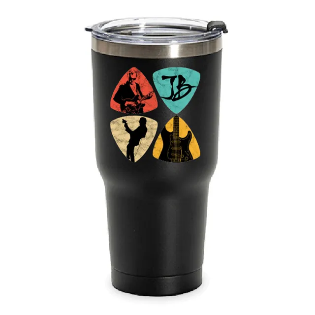 Joe Bonamassa Pick Collage tumbler 30oz svart stål