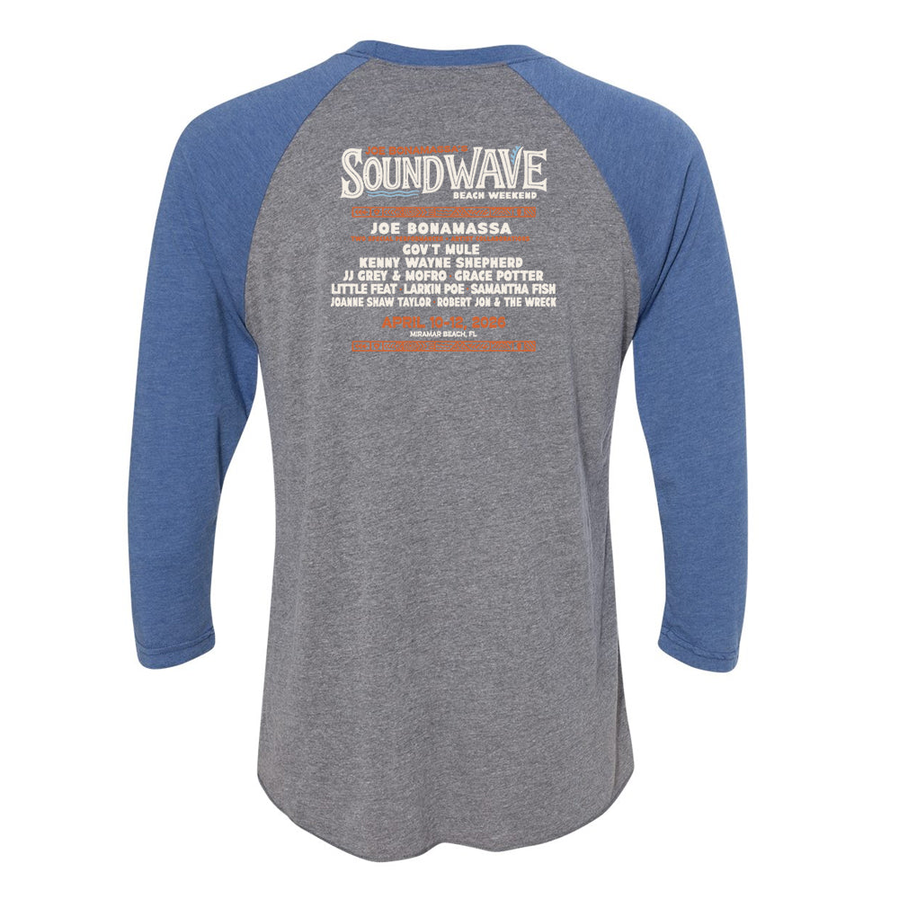 Joe Bonamassa 2026 Sound Wave Beach Weekend t-skjorte 3/4