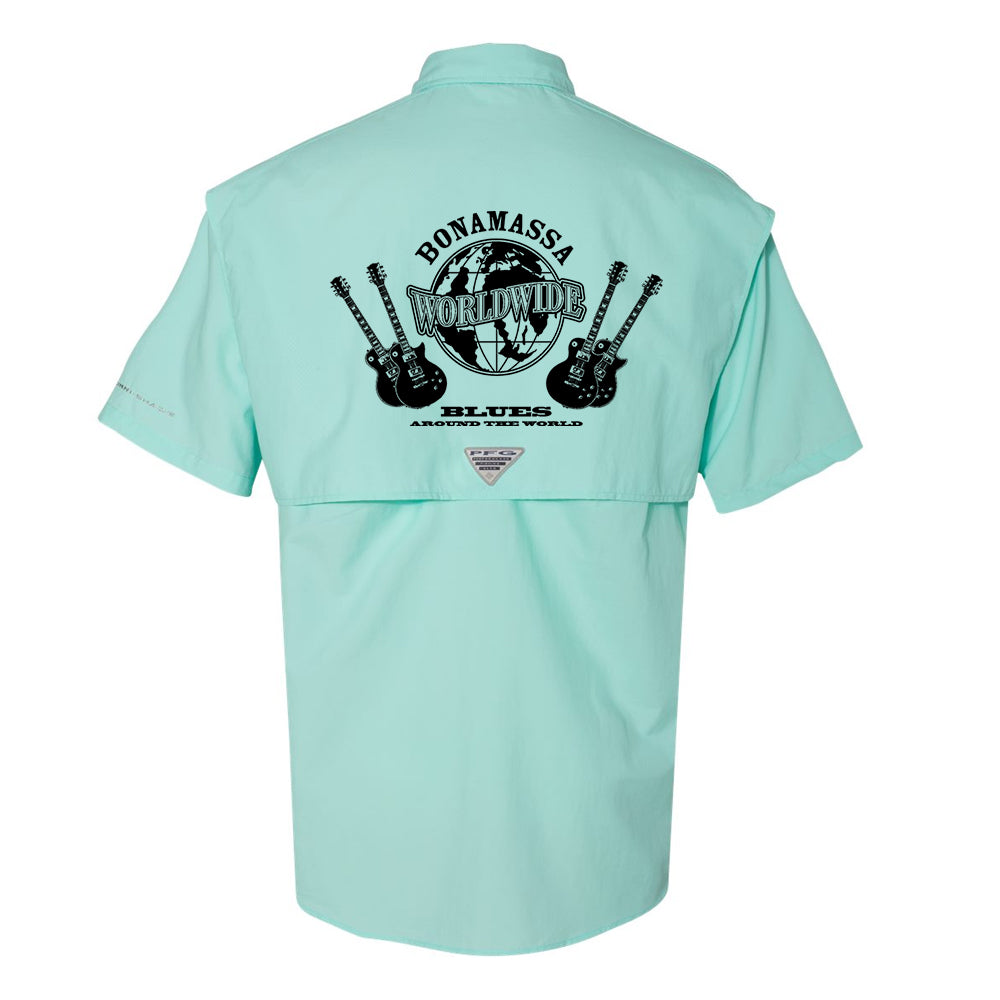 Joe Bonamassa Worldwide Blues Columbia PFG Bahama II skjorte svart