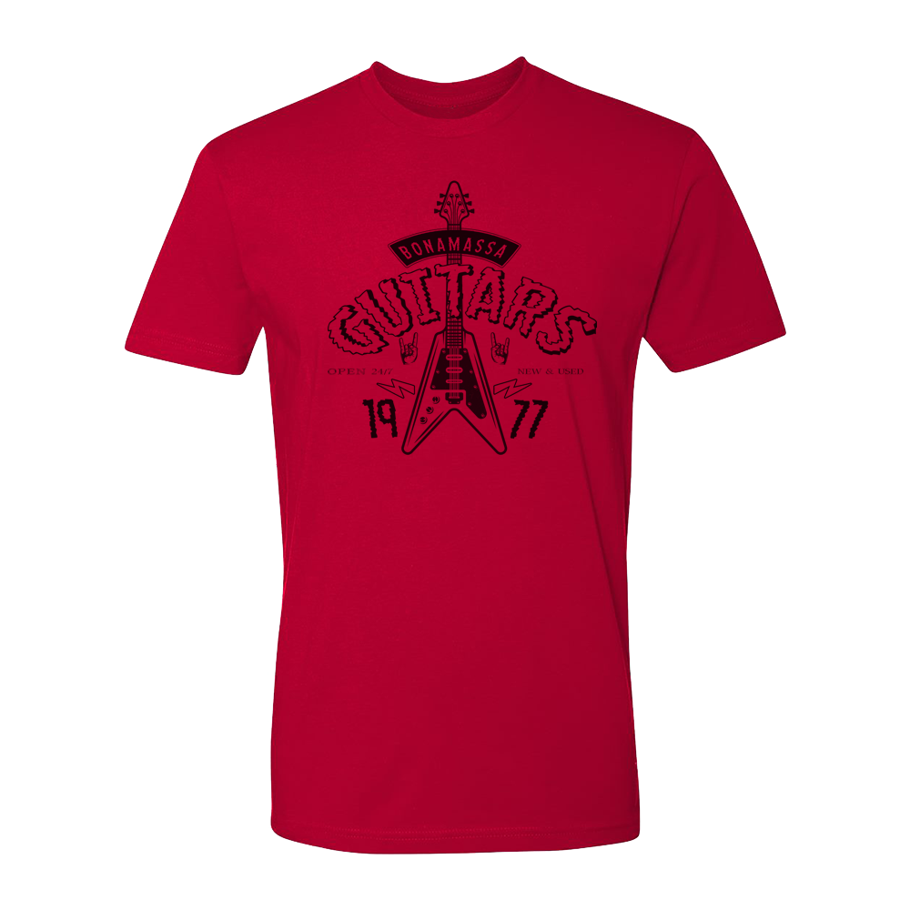 Joe Bonamassa Guitar Shockz t-skjorte unisex bomull