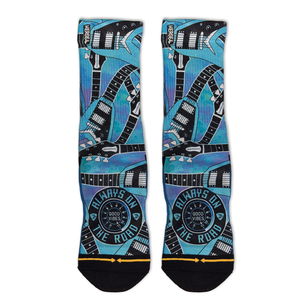 Joe Bonamassa Always On The Road Crew Sokker Multi Blue str L