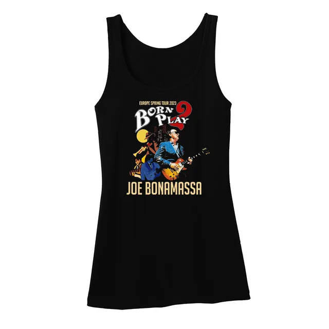 Joe Bonamassa Europe Spring Tour 2023 singlet dame bomull