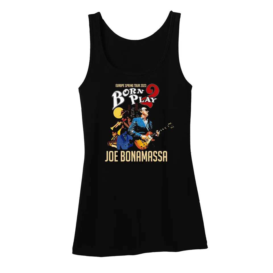 Joe Bonamassa Europe Spring Tour 2023 singlet dame bomull