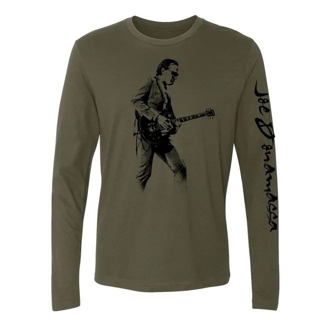 Joe Bonamassa Blues We Trust langermet svart herre