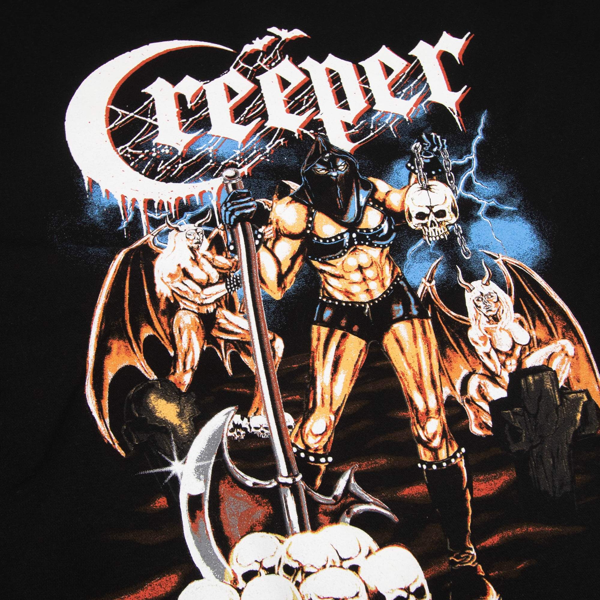 Creeper Angelic Underworld Zip Hoodie hettejakke svart