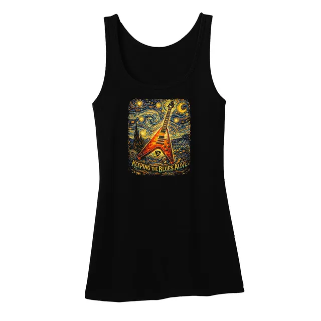 Joe Bonamassa Keeping the Blues Alive Starry Night singlet svart dame