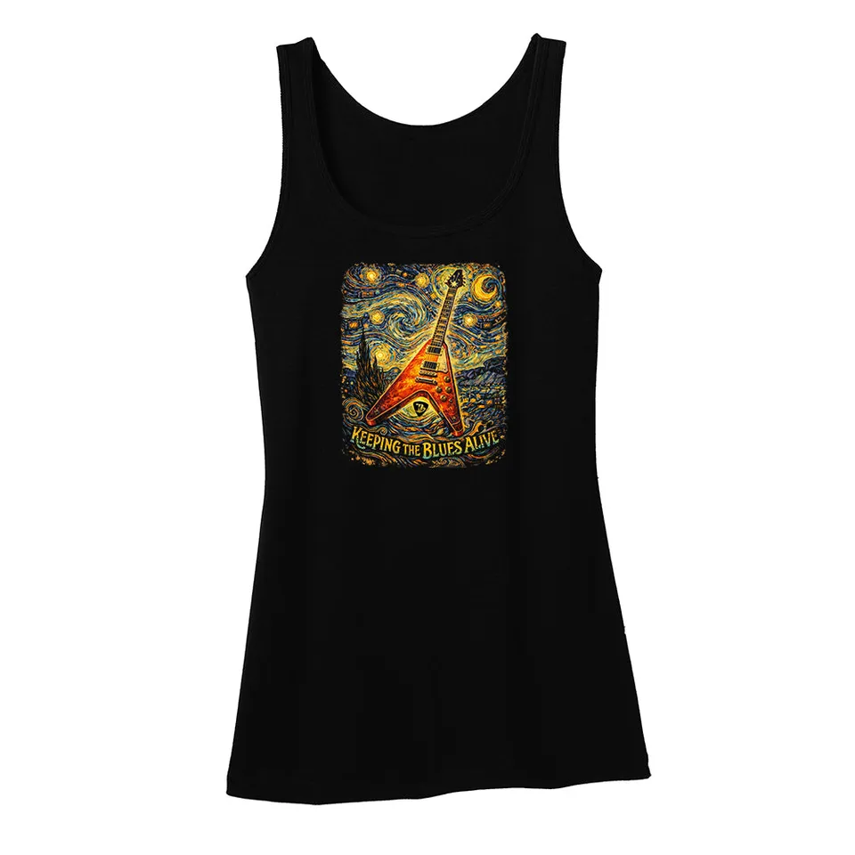 Joe Bonamassa Keeping the Blues Alive Starry Night singlet svart dame