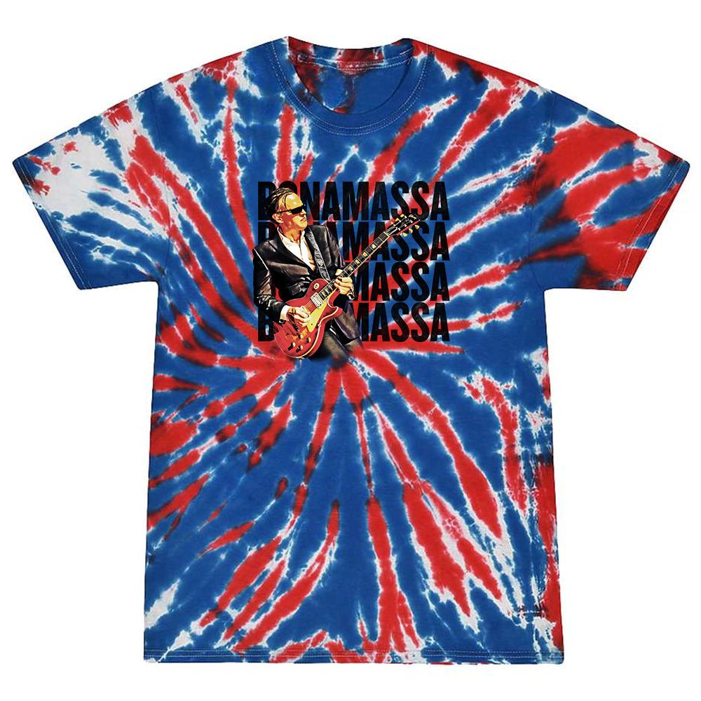 Joe Bonamassa Quadamassa 2.0 tie dye t-skjorte multi