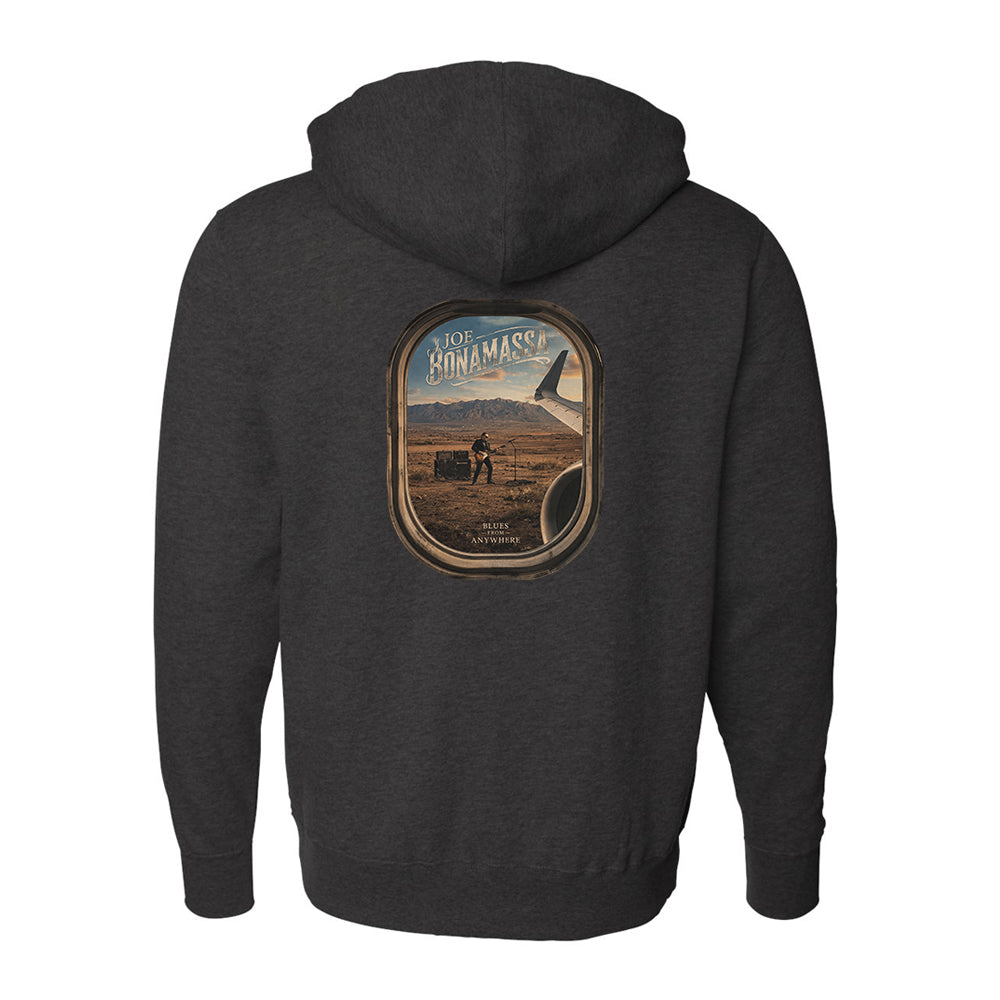 Joe Bonamassa Blues From Anywhere zip-hoodie unisex svart bomull