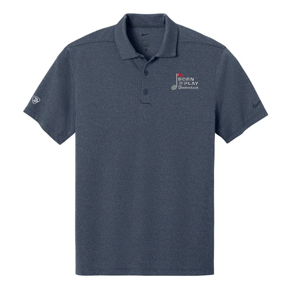 Joe Bonamassa Born 2 Play Nike Dri-Fit pikéskjorte blå
