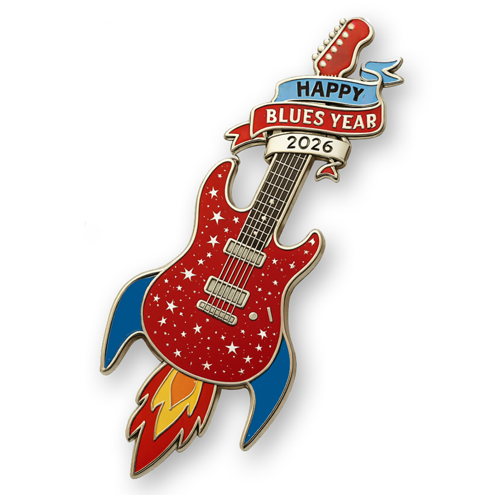 Joe Bonamassa Happy Blues Year Pin 2026 limited 100 stk