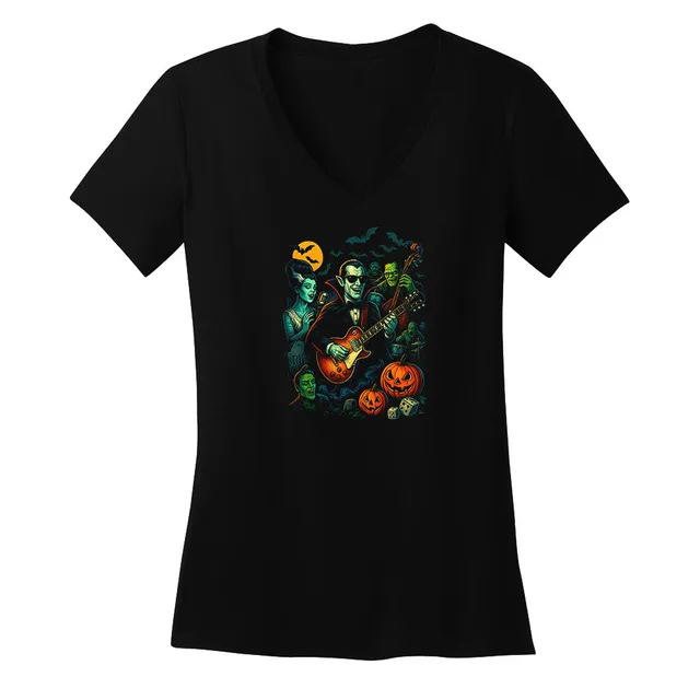 Joe Bonamassa Monster Blues Jam V-hals t-skjorte dame bomull
