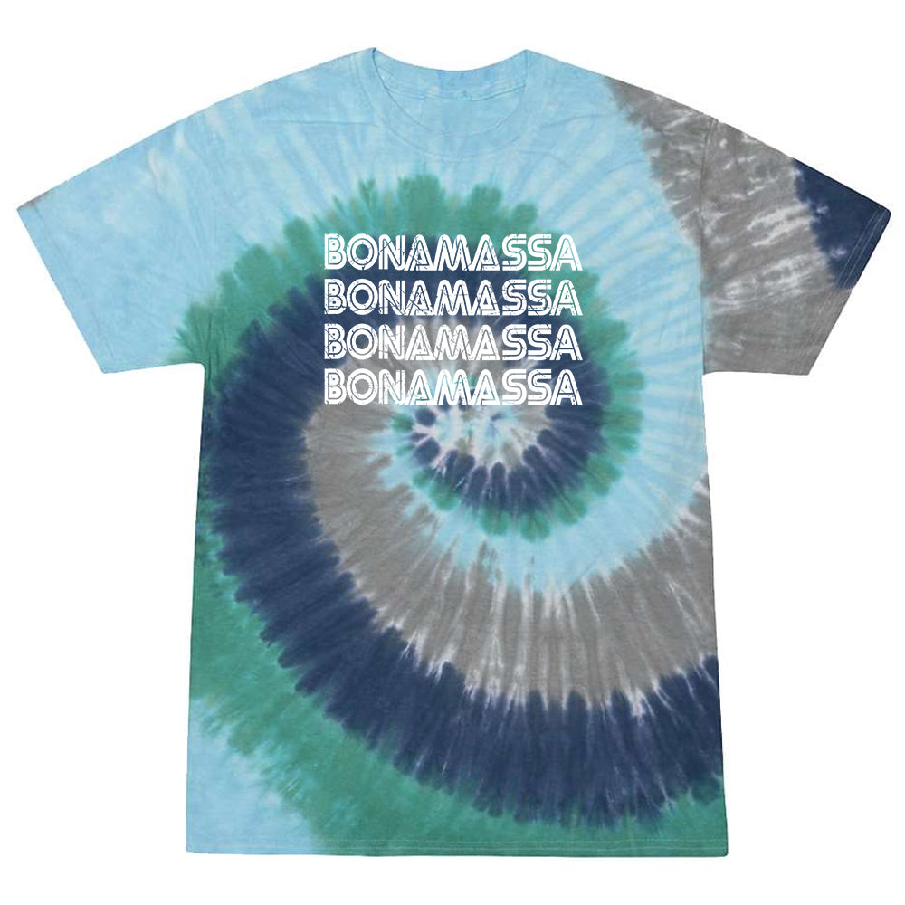 Joe Bonamassa Quadamassa tie-dye t-skjorte unisex bomull