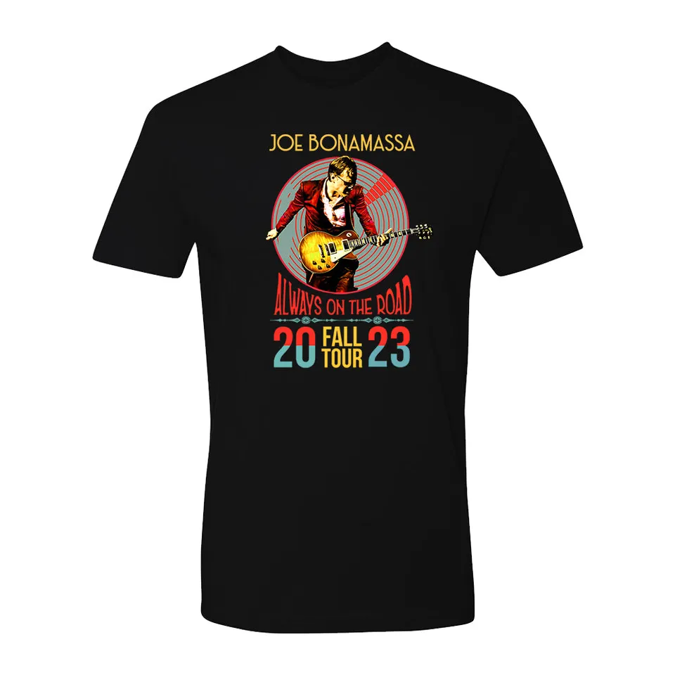 Joe Bonamassa U.S. Fall Tour 2023 t-skjorte unisex svart