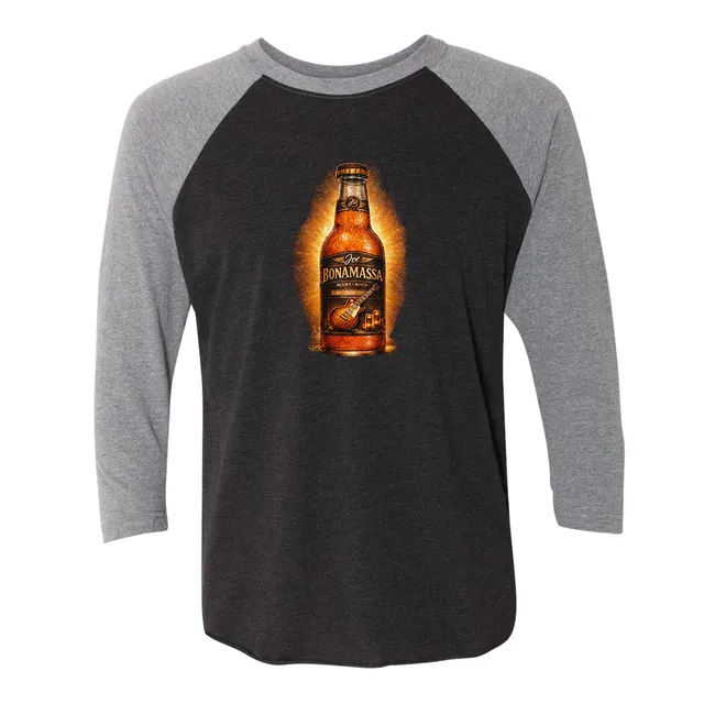 Joe Bonamassa Blues Brew 3/4 ermer unisex t-skjorte triblend