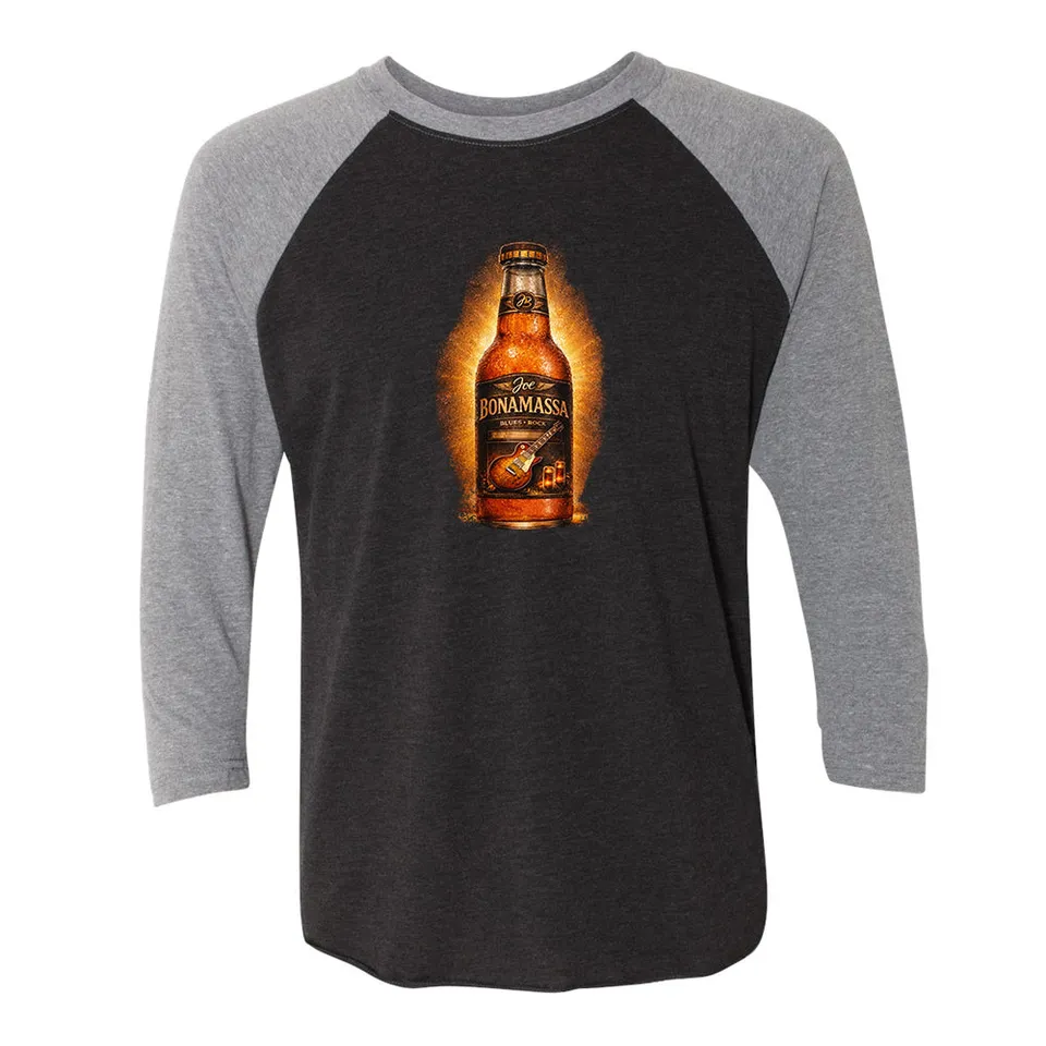 Joe Bonamassa Blues Brew 3/4 ermer unisex t-skjorte triblend