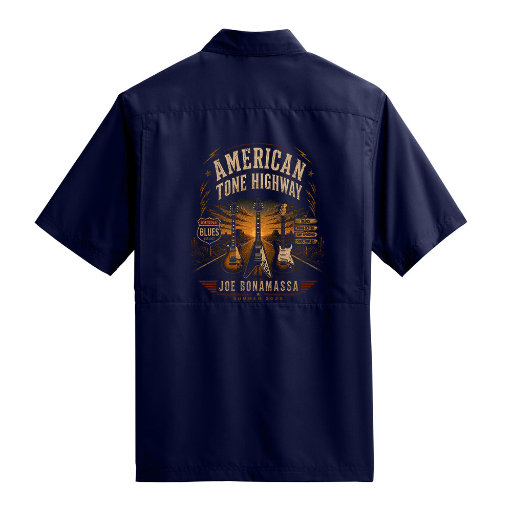 Joe Bonamassa American Tone Highway UV Daybreak skjorte svart