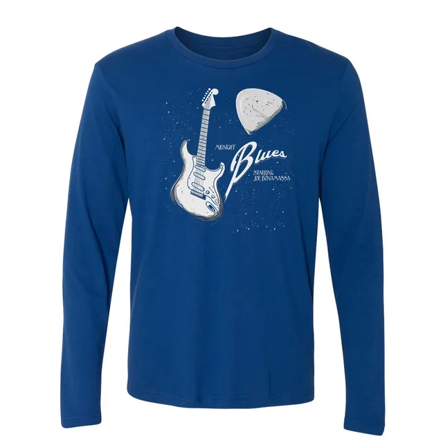 Joe Bonamassa Midnight Blues langermet herre svart bomull