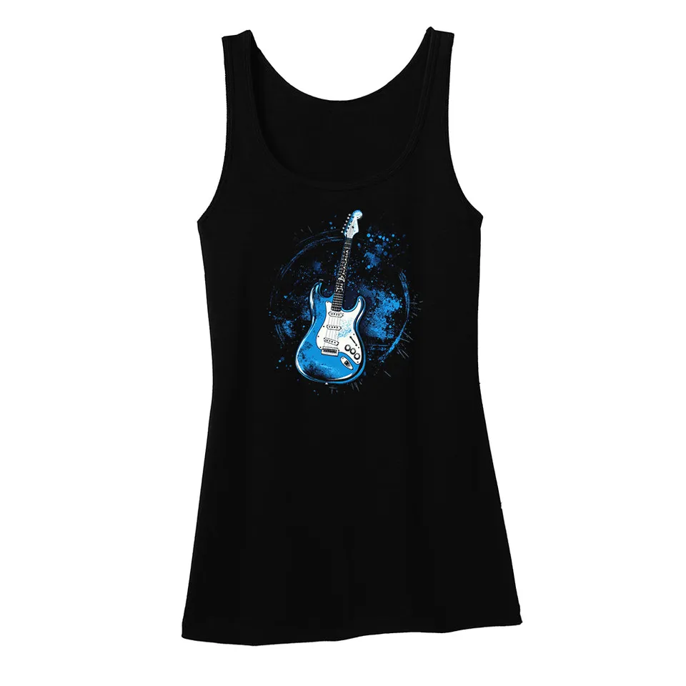 Joe Bonamassa Blues Burst singlet dame svart bomull