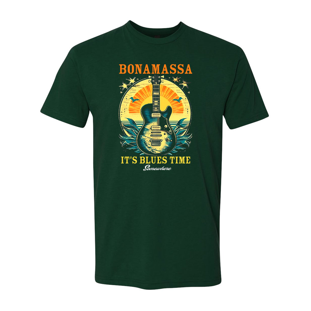 Joe Bonamassa It’s Blues Time Somewhere t-skjorte unisex bomull