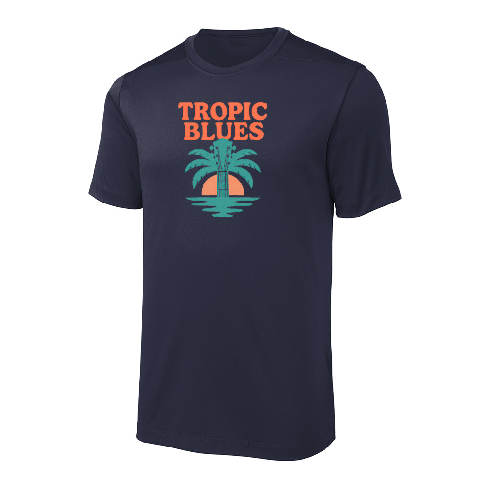 Joe Bonamassa Tropic Blues UV t-skjorte navy polyester