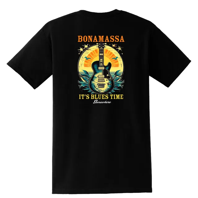 Joe Bonamassa Blues Time Pocket T-skjorte unisex bomull