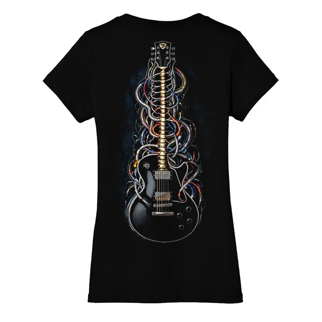 Joe Bonamassa Wired to Rock V-hals dame t-skjorte bomull