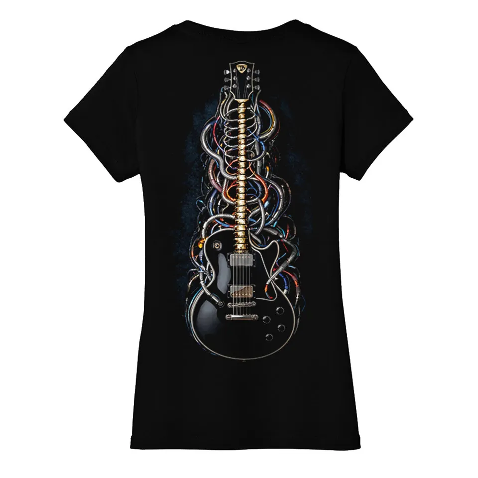 Joe Bonamassa Wired to Rock V-hals dame t-skjorte bomull
