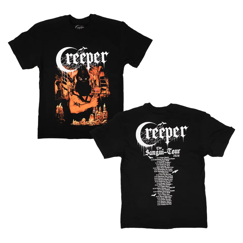Creeper The Sangui-Tour 2026 Tee t-skjorte svart tour