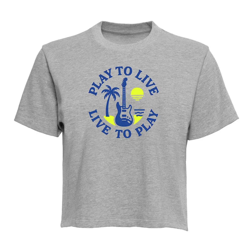 Joe Bonamassa Play To Live Boxy T-skjorte dame svart bomull