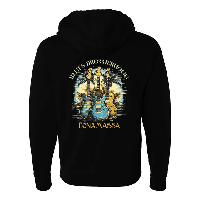 Joe Bonamassa Blues Brotherhood hettejakke tropical svart