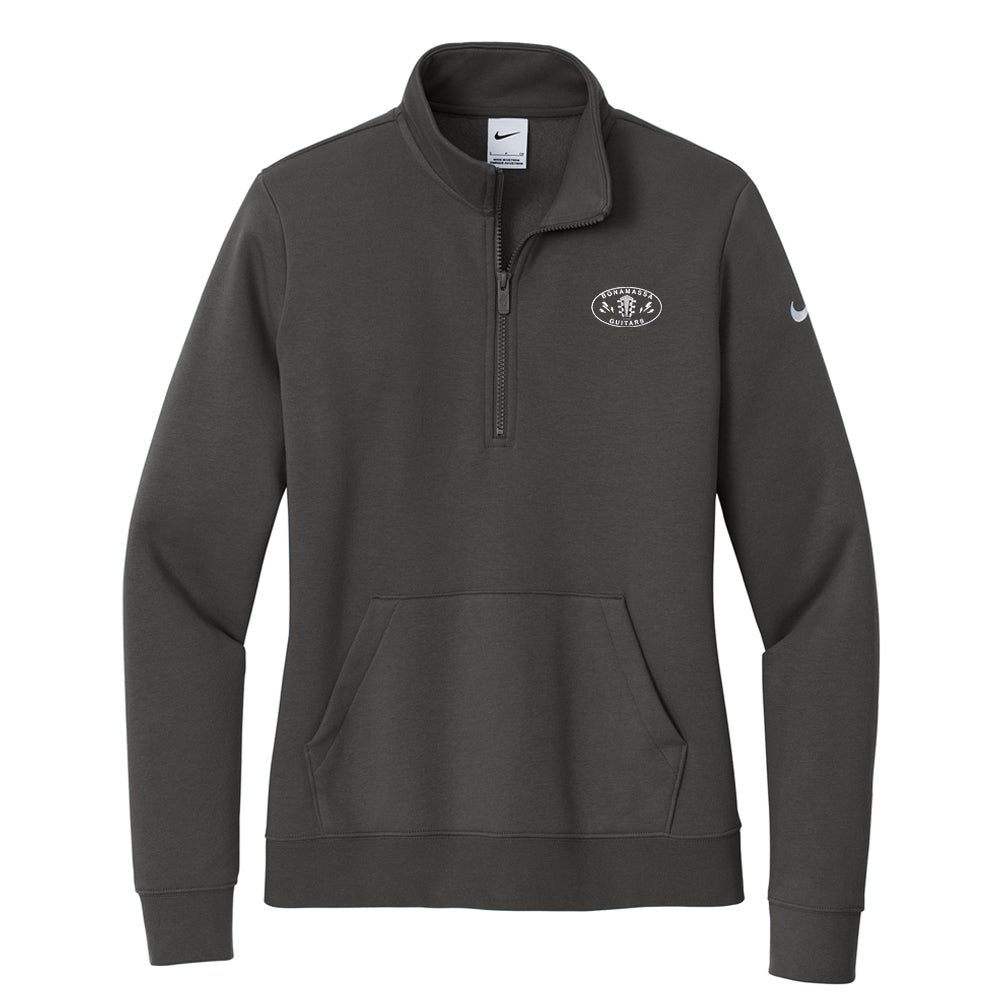 Joe Bonamassa Nike Club Fleece half-zip jakke dame antrasitt