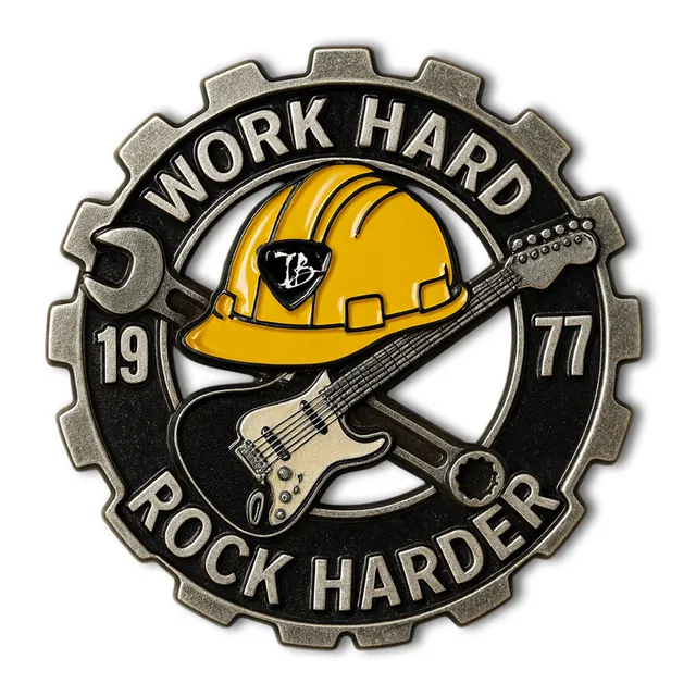 Joe Bonamassa Work Hard Rock Harder pin emalje