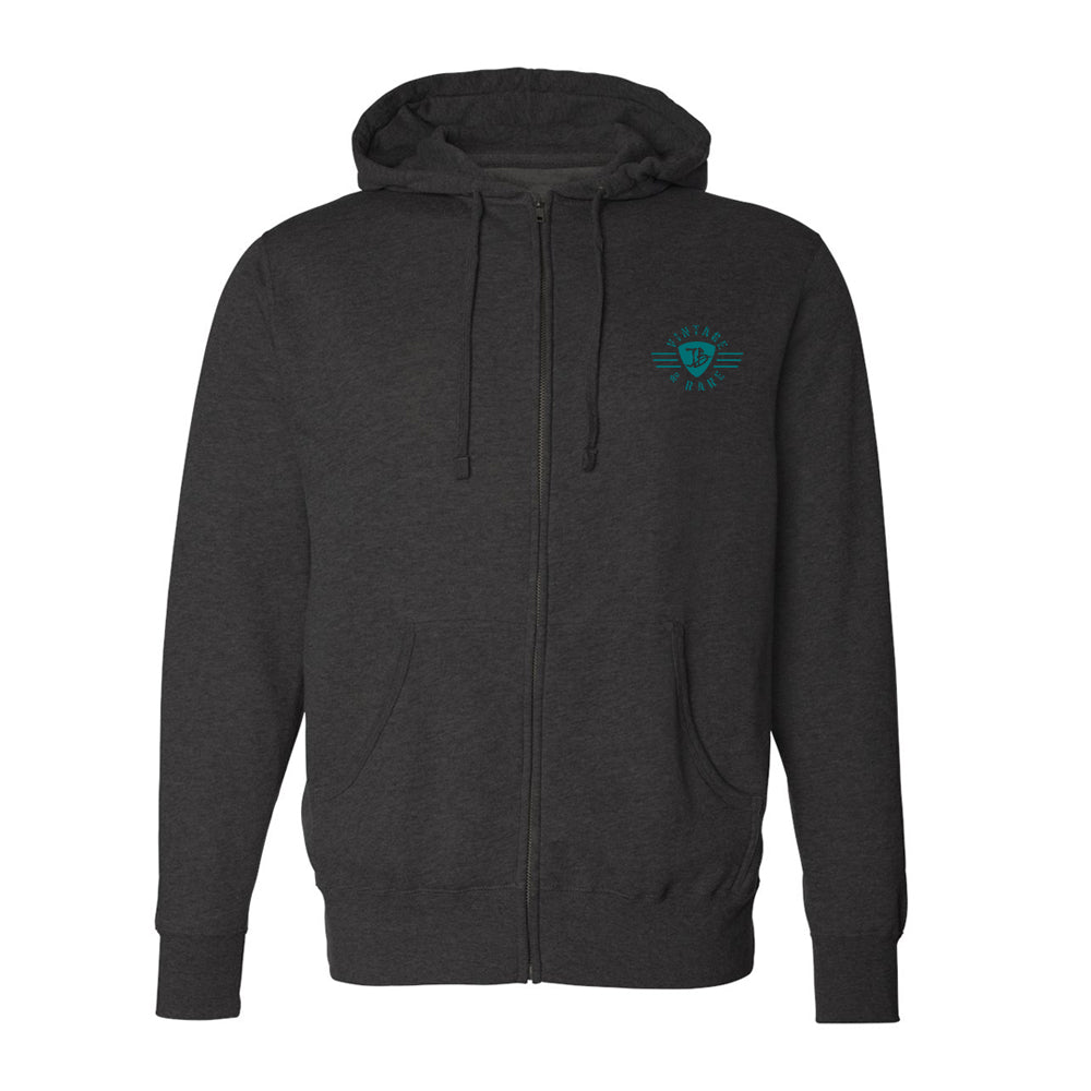 Joe Bonamassa Blues Deco Train hettejakke zip unisex svart