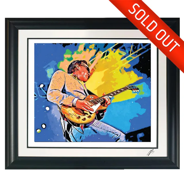 Joe Bonamassa #42 Lazarus litografi innrammet signert