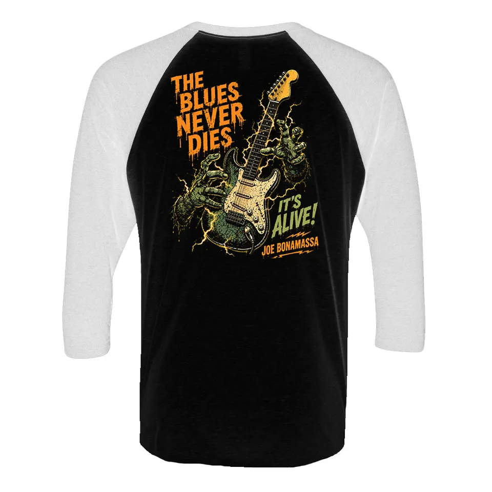 Joe Bonamassa Franken Blues 3/4 t-skjorte unisex grå/svart