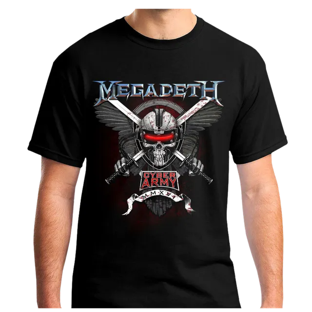 Megadeth Cyber Army 2016 T-skjorte fanclub