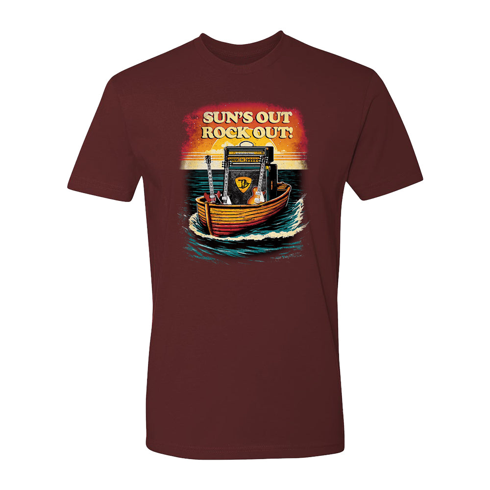 Joe Bonamassa Sun's Out Rock Out t-skjorte svart bomull
