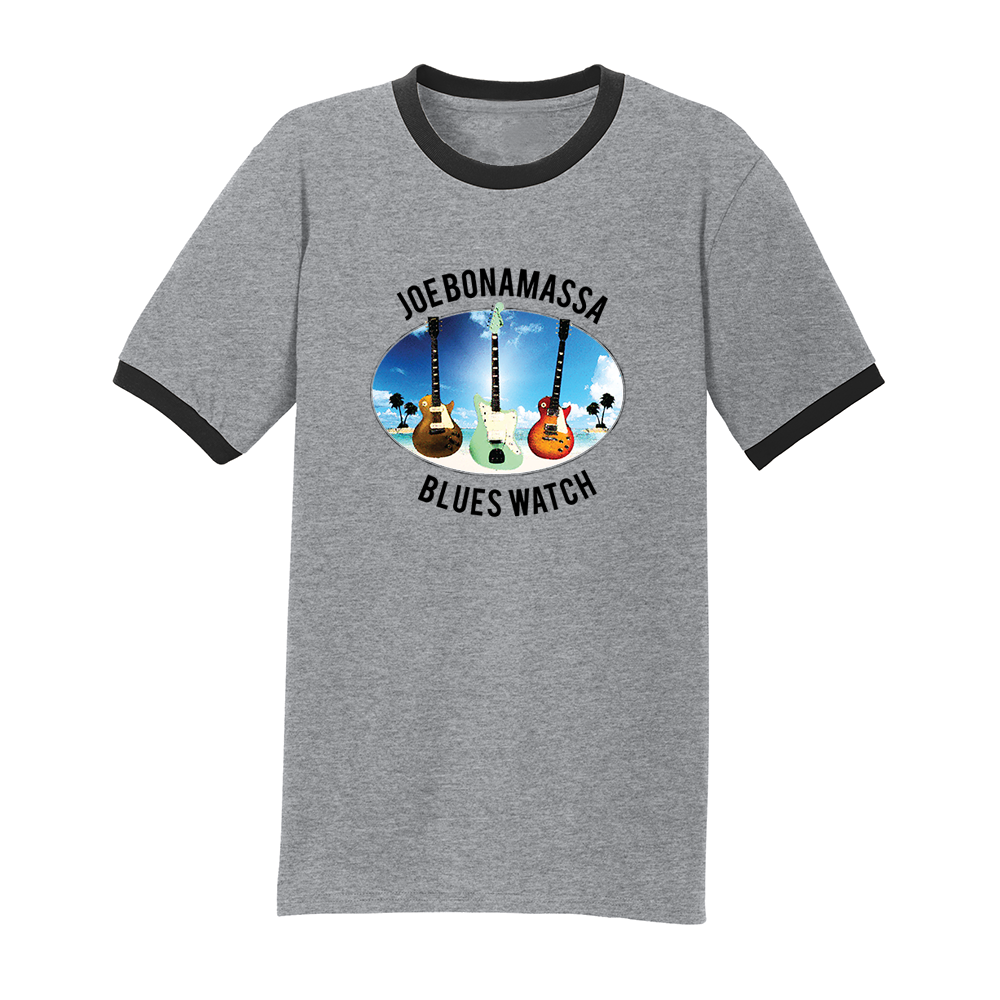 Joe Bonamassa Blues Watch t-skjorte herre kontrast bomull