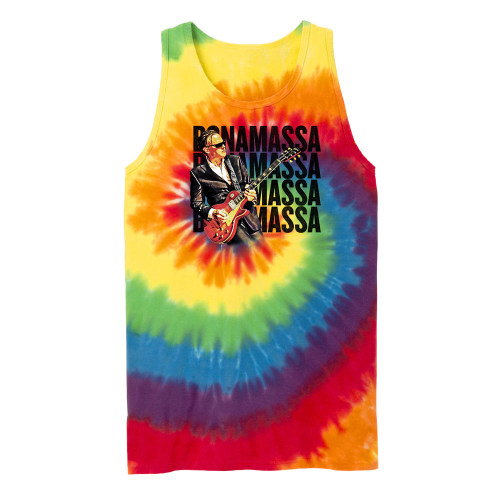 Joe Bonamassa Quadamassa 2.0 Tie Dye singlet turkis unisex