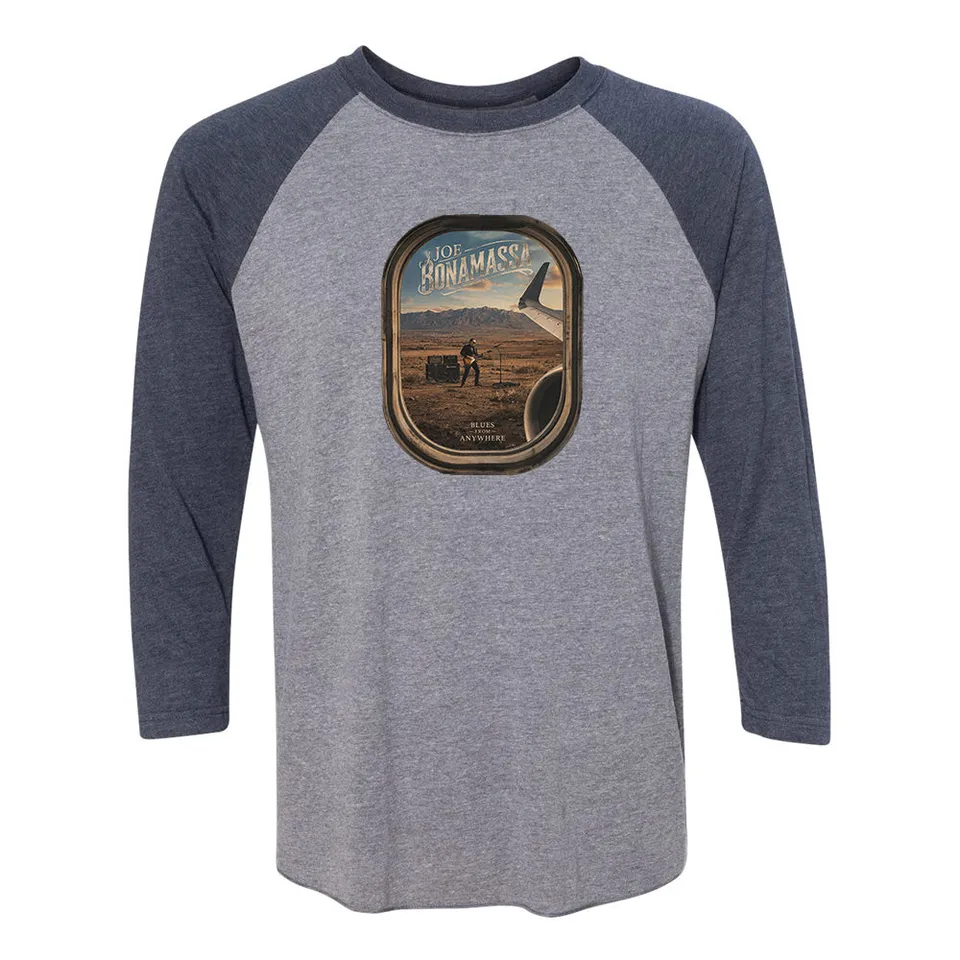 Joe Bonamassa Blues From Anywhere 3/4 t-skjorte unisex