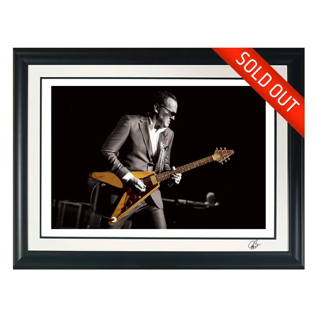 Joe Bonamassa #31 Re-Creation litografi signert innrammet