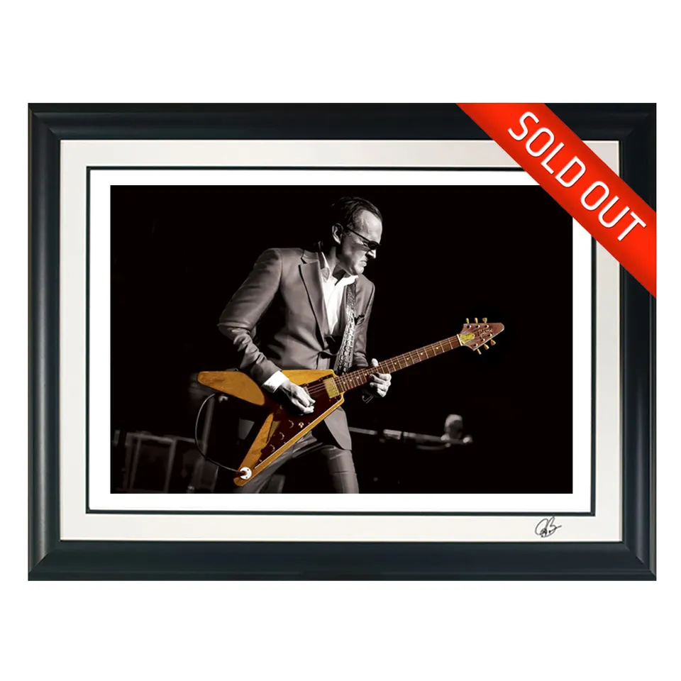 Joe Bonamassa #31 Re-Creation litografi signert innrammet