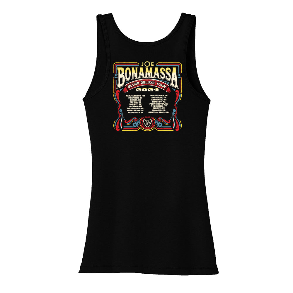 Joe Bonamassa 2024 U.S. Summer Tour Tank topp dame bomull