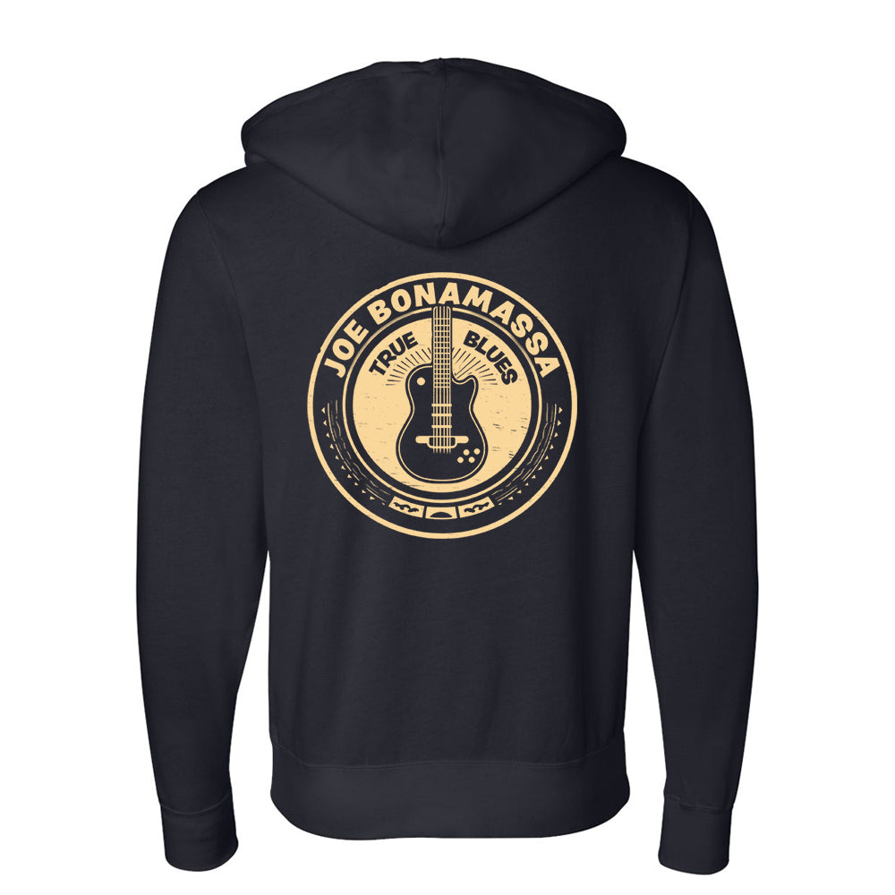 Joe Bonamassa True Blues hettegenser unisex glidelås bomull