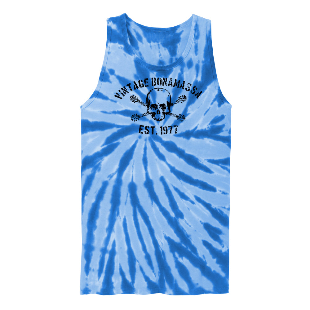 Joe Bonamassa JB Vintage Tie Dye singlet turkis unisex