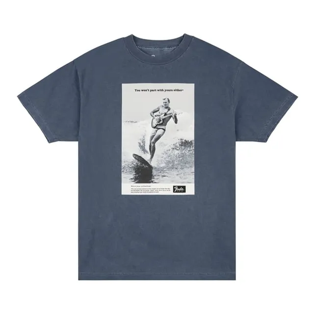 Joe Bonamassa Vintage Ad Surfer T-skjorte unisex ocean bomull