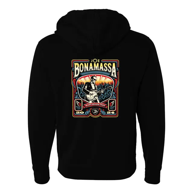 Joe Bonamassa 2024 U.S. Summer Tour Zip-Up hettejakke svart
